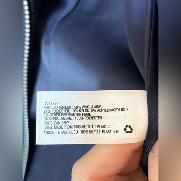 Gap women jacket Size XS/TP Navy Blue - Picture 4 of 4